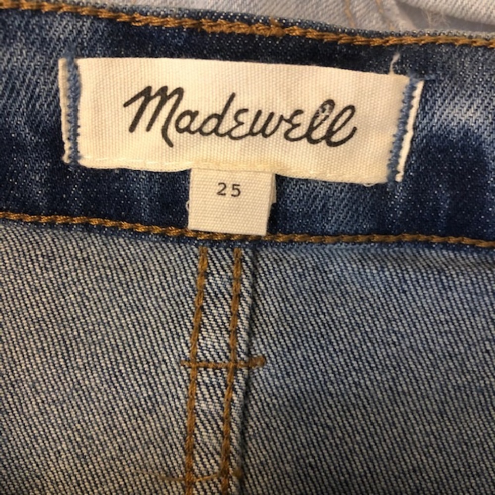 ✨NEW Madewell Brandt wash denim jean skirt size 25 - Picture 7 of 7